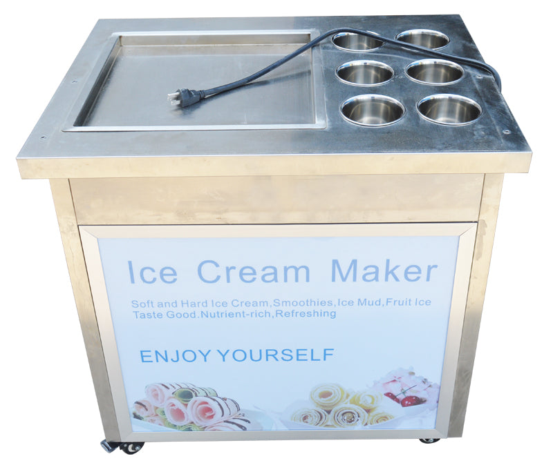 110V Ice Cream Maker Fried Ice Cream Machine