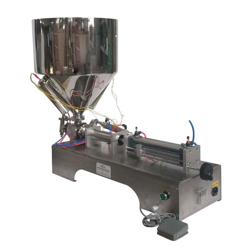 Tête simple de machine de remplissage de chauffage liquide de pâte de 110V 100-1000ml 