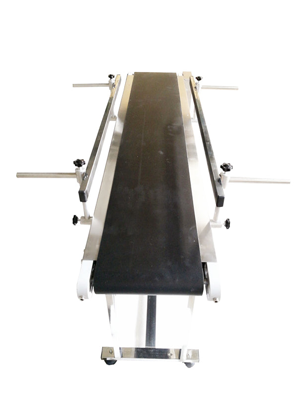 110V 1.2m PVC Conveyor Double Guardrail 20cm