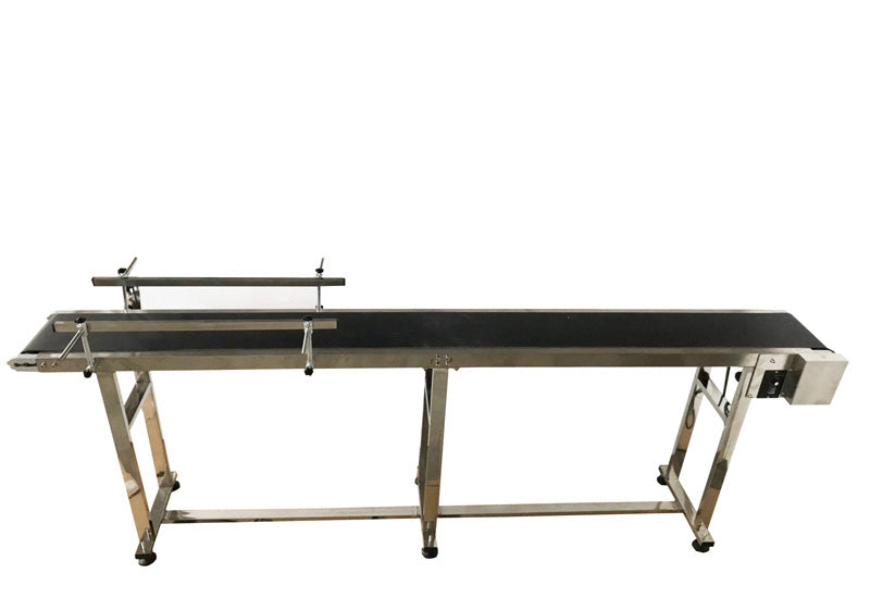 110V 2.1m PVC Conveyor Double Guardrail 20cm