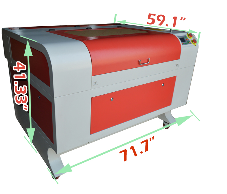 110V Ruida DSP 100W CO2 Laser gravure découpeuse 12090 47.24*35.43 pouces Laser graveur Cutter 