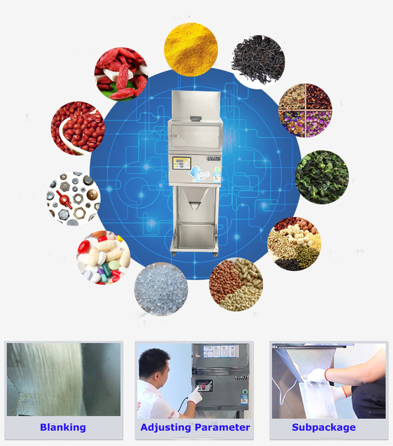 Big Autoweighing Powder Filling Machine 100-2000g