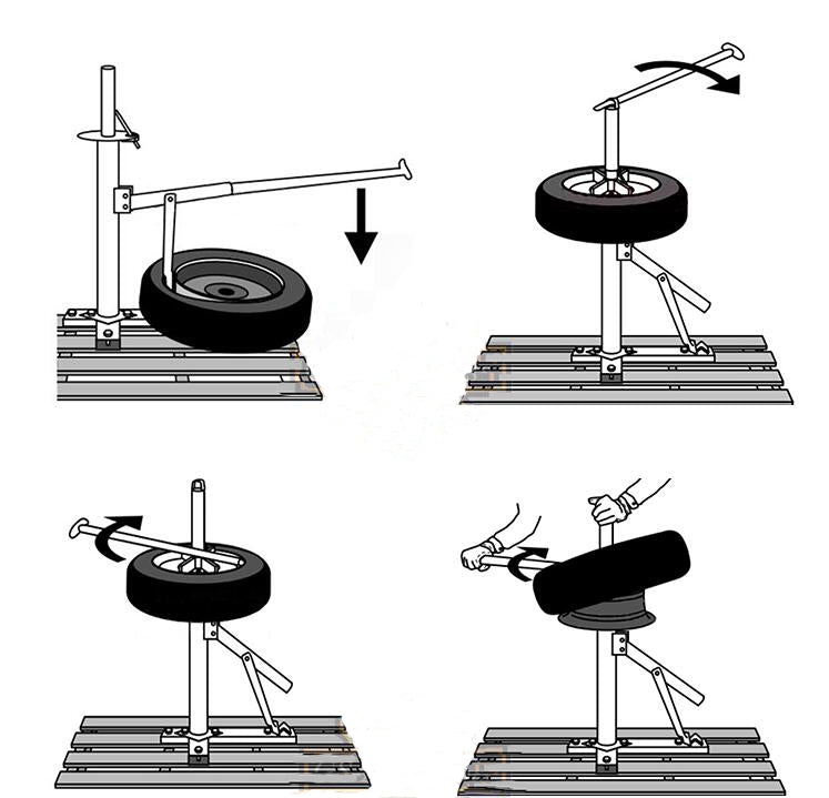 Classic Motorcycle Tire Changer Multi tire Changer