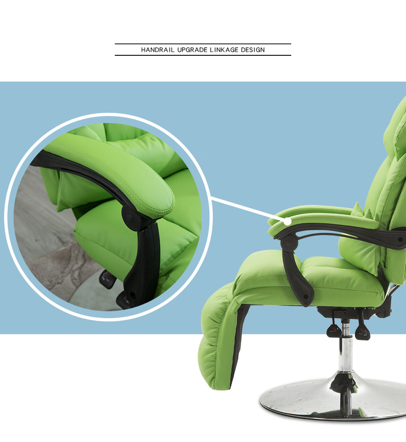 Chaise de salon de table de spa de lit facial de pression d'air verte de rotation de 360 ​​degrés 