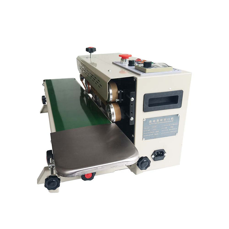 FR-880 Continu Auto Sealing Machine Sealer Horizontal PVC Membrane Bag Film Plastic Bag 110V 