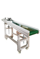 Systèmes de bande transporteuse inclinée en PVC pour le transport industriel Longueur du convoyeur 70,8 pouces Largeur de la bande 11,8 pouces