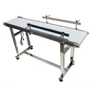 110V 1.5m PU Conveyor Double Guardrail 30cm