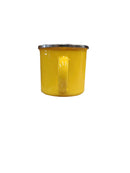12 oz. Fine Enamel Cup w/Silver Lip (Yellow) 1 Pc