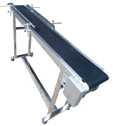 110V 1.5m PVC Conveyor Double Guardrail 20cm