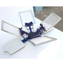 4 Color 2 Station Screen Printing Machine