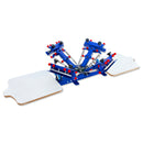 4 Color 2 Station Screen Printing Machine
