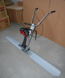 Outils de bord de chape vibrants à gaz pour béton à 4 temps avec planche de 6,5 pi 