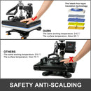 Imprimante de tasse de T-Shirt de Sublimation de transfert numérique de Machine de presse à chaud professionnelle multifonctionnelle améliorée 5in1 