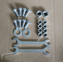 Chariot à bagages pliant pliable pour escalier, chariot à bagages, roues de secours, capacité de 420 lb avec 6 roues, 2 roulettes et 2 roues de secours 