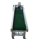 Bande transporteuse inclinée 59 "* 11.8" 120W vitesse et hauteur réglables en alliage d'aluminium ceinture PVC antistatique 110V bande transporteuse grimpante