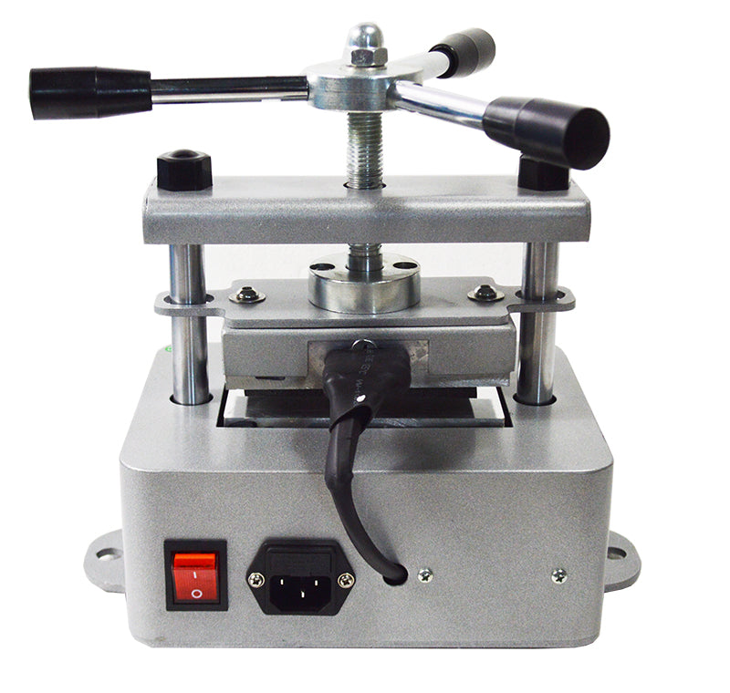 Mini machine manuelle de presse à huile de presse de chaleur de machine de colophane 6*12CM 110V 