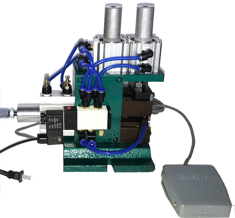 Dénudeur de fil pneumatique Machine à dénuder Double cylindre Fil à dénuder automatique 25mm Longueur de dénudage 110V 