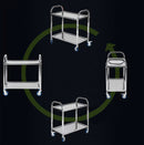 3-Shelf Stainless Steel Utility Cart
