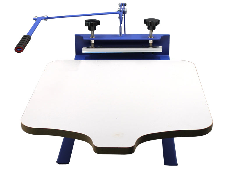 Machine de sérigraphie 1 couleur 1 station imprimante d'écran bricolage réglable pour boîte à vêtements 20x24 pouces 
