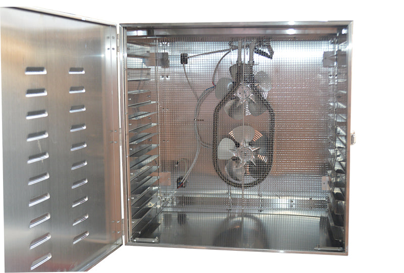 Déshydrateur alimentaire Machine de séchage pour fruits légumes DIY Machine 16 couches de plateau en acier inoxydable 304 Contrôle numérique de l'heure et de la température avec arrêt automatique 110 V