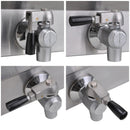 Friteuse électrique commerciale électrique en acier inoxydable avec poulet frit étrangleur (réservoir simple de 10 L) 