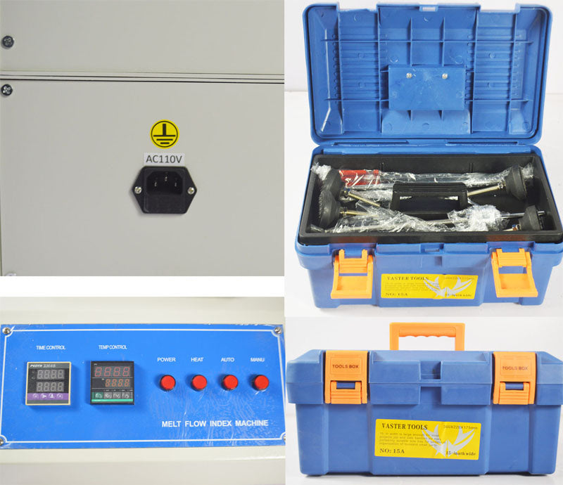 Melt Flow Rate Tester MFR Tester Indexer Débitmètre pour plastique