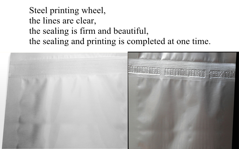 Machine de cachetage automatique de scelleur continu pour l'emballage de sachet en plastique de film de papier d'aluminium de membrane de PVC 