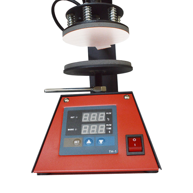 Machine de transfert de presse à chaud 110V 2 en 1 pour artisanat de sublimation de plaques de 8 pouces et 10 pouces (350W) 