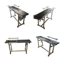 110V 1.5m PVC Conveyor Double Guardrail 30cm