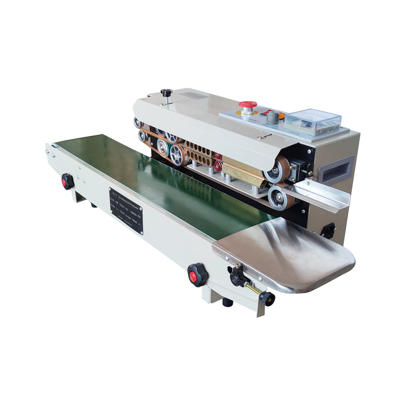 Machine automatique de scelleur de bande de scelleur continu horizontal de FR-770 pour le film 110V de sacs de membrane de PVC de sac en plastique 