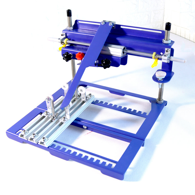 Model-A 170mm Diameter Curved Screen Printing Machine
