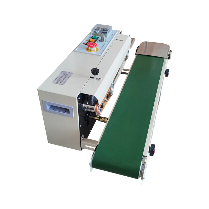 Machine automatique de scelleur de bande de scelleur continu horizontal de FR-770 pour le film 110V de sacs de membrane de PVC de sac en plastique 