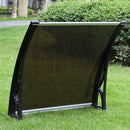 Polycarbonate Awning Dark Brown