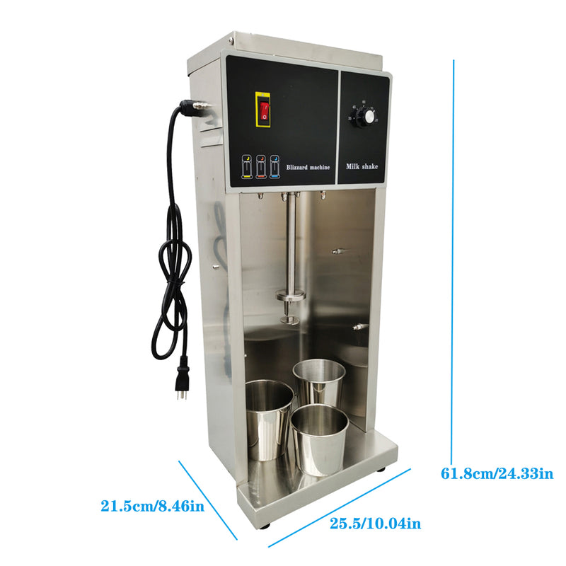 110V Ice Cream Machine Maker Shaker Blender