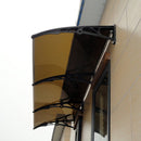 Polycarbonate Awning Dark Brown