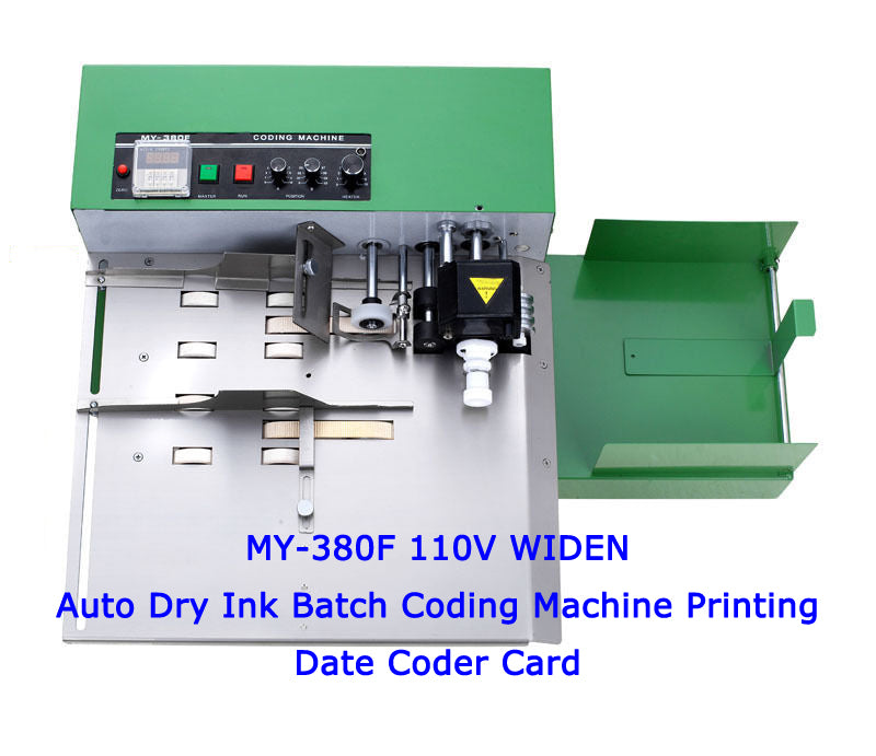 MY-380 Widen Solid Ink Wheel Label Codage Date Codage Machine Papier Imprimante Sac Imprimante 110V 