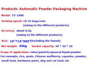 Big Autoweighing Powder Filling Machine 10-1200g