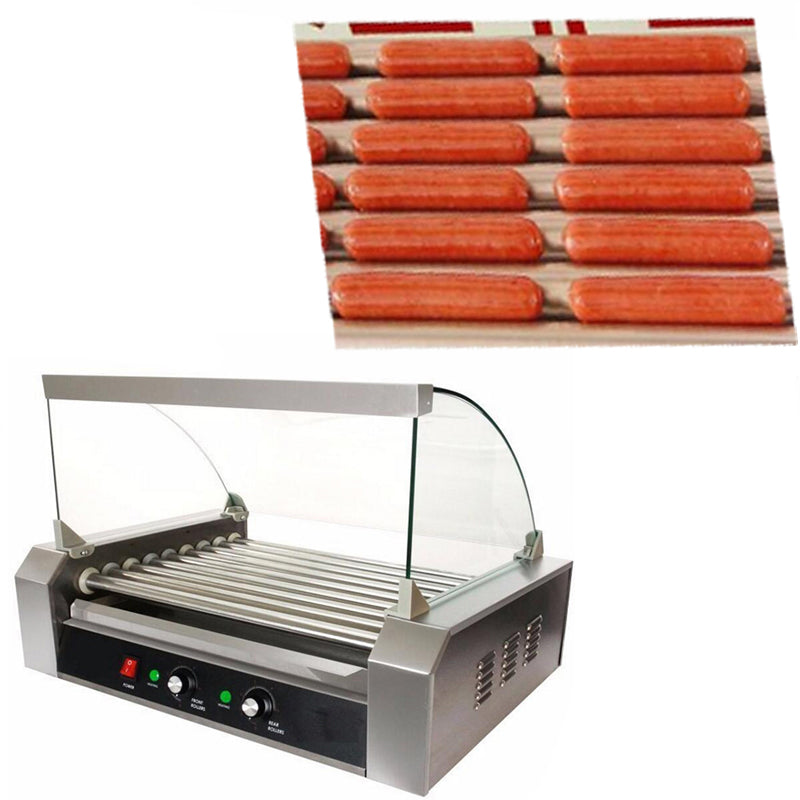 110V Hot Dog 9 Roller Grilling Machine