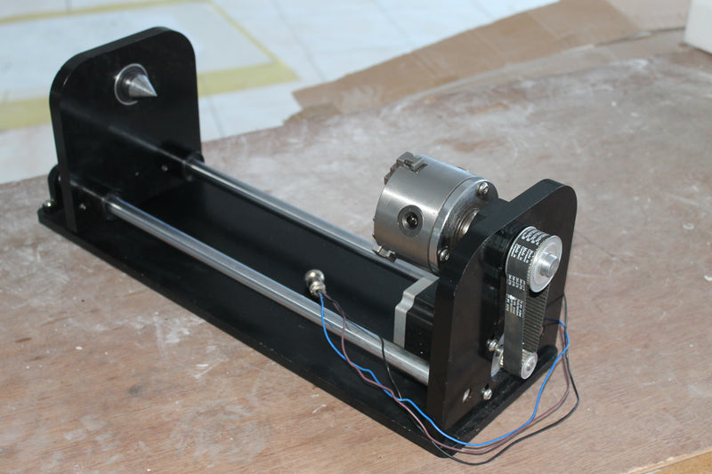Attachement rotatif NEMA 23 DC 36V pour machine laser 